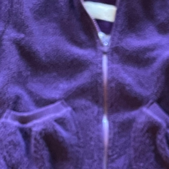 Girl’s Live to be Spoiled reversible fleece jacket - Picture 4 of 5